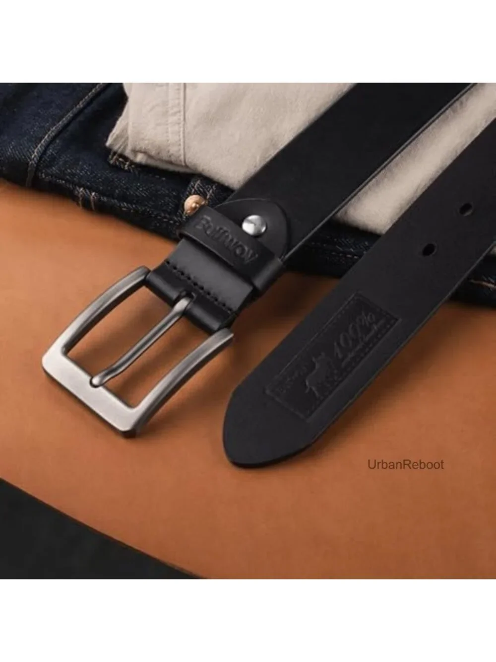 Men's Full Grain Leather Belt - 1.5